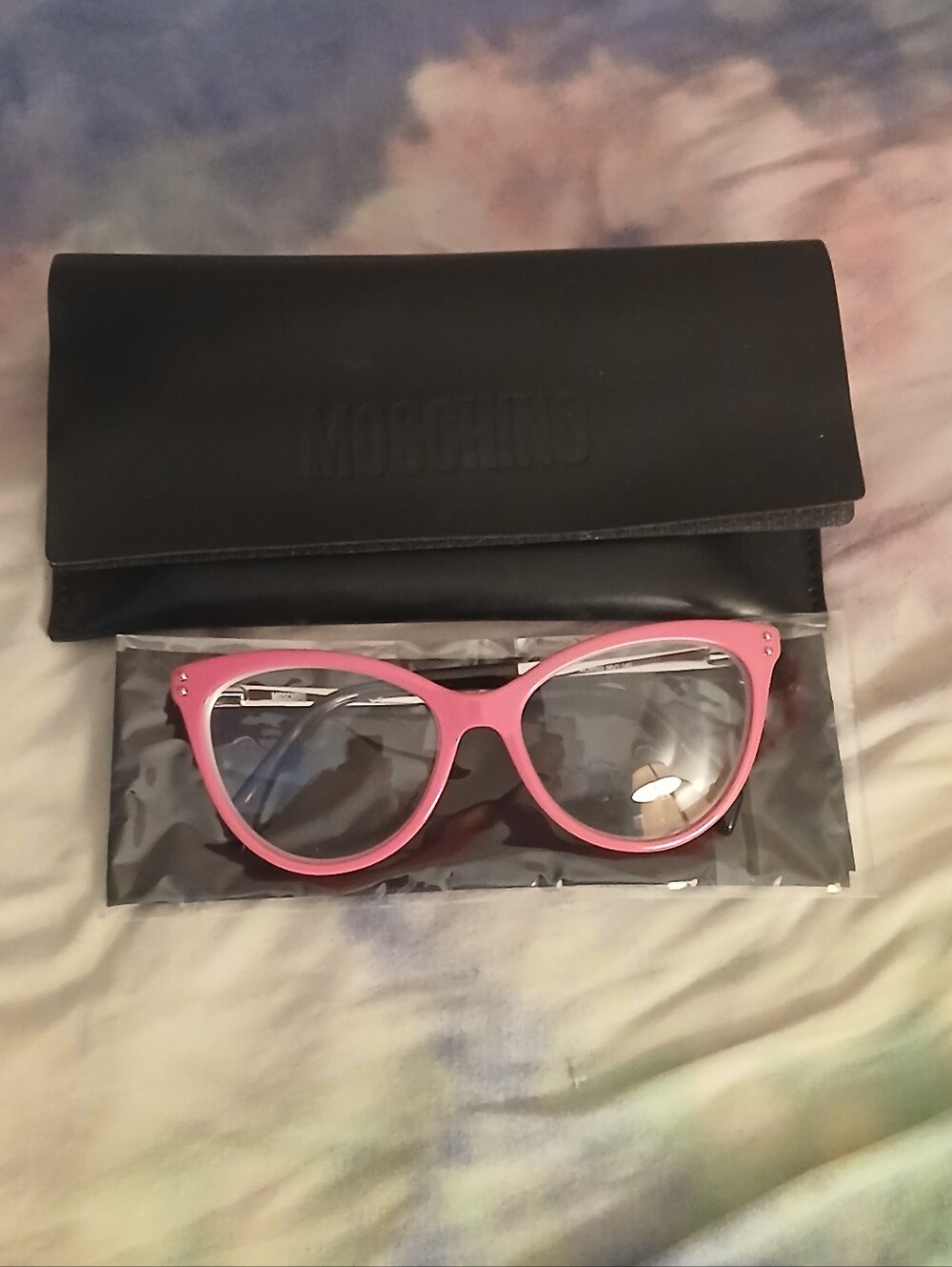 Moschino Pink Cat-Eye Frame Sunglasses